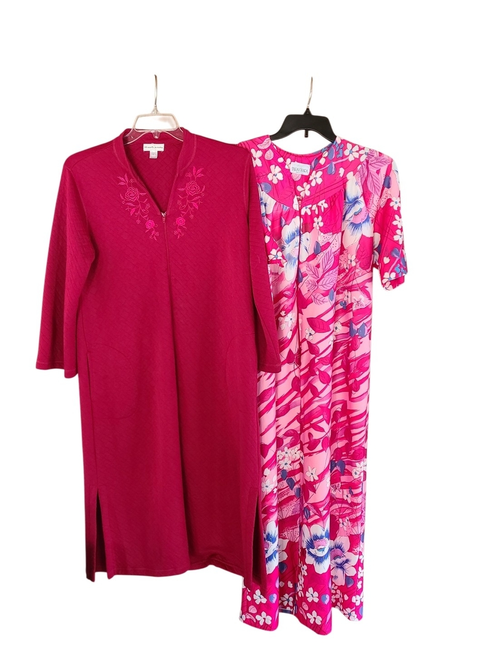Miss Elaine & Tara O'Hara Zip Front Robe House Dress Bundle Size L